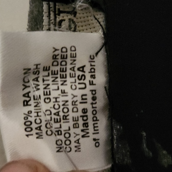 Carol Turner Art Block Button Front Poncho Style Top, sz OS - Picture 5 of 5